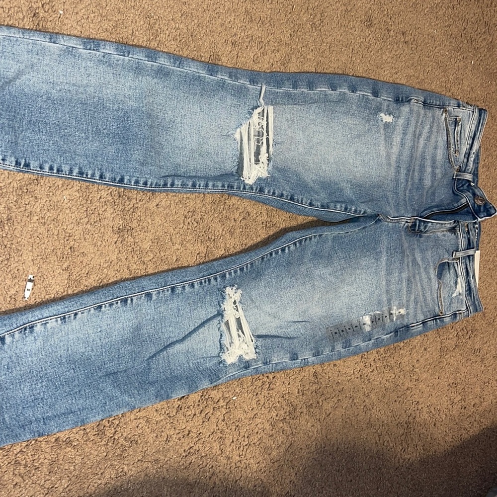 American eagle super stretch mom jeans size 8